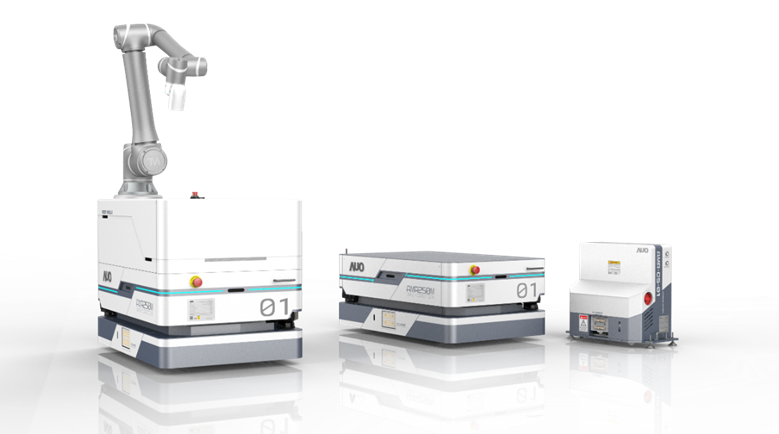 Z6·尊龙數位開發的自主式移動機器人（AMR250M），搭配全向輪並結合AI演算法、2D LiDAR、3D攝影機等技術，協助客戶實現產線全自動化